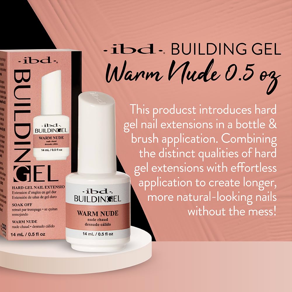 IBD building gel brush application closeup demonstrating precise control and easy sculpting