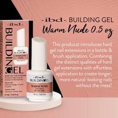 IBD building gel brush application closeup demonstrating precise control and easy sculpting