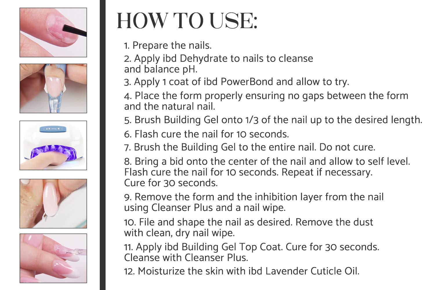IBD building gel in salon setting illustrating professional finish and salon-ready durability
