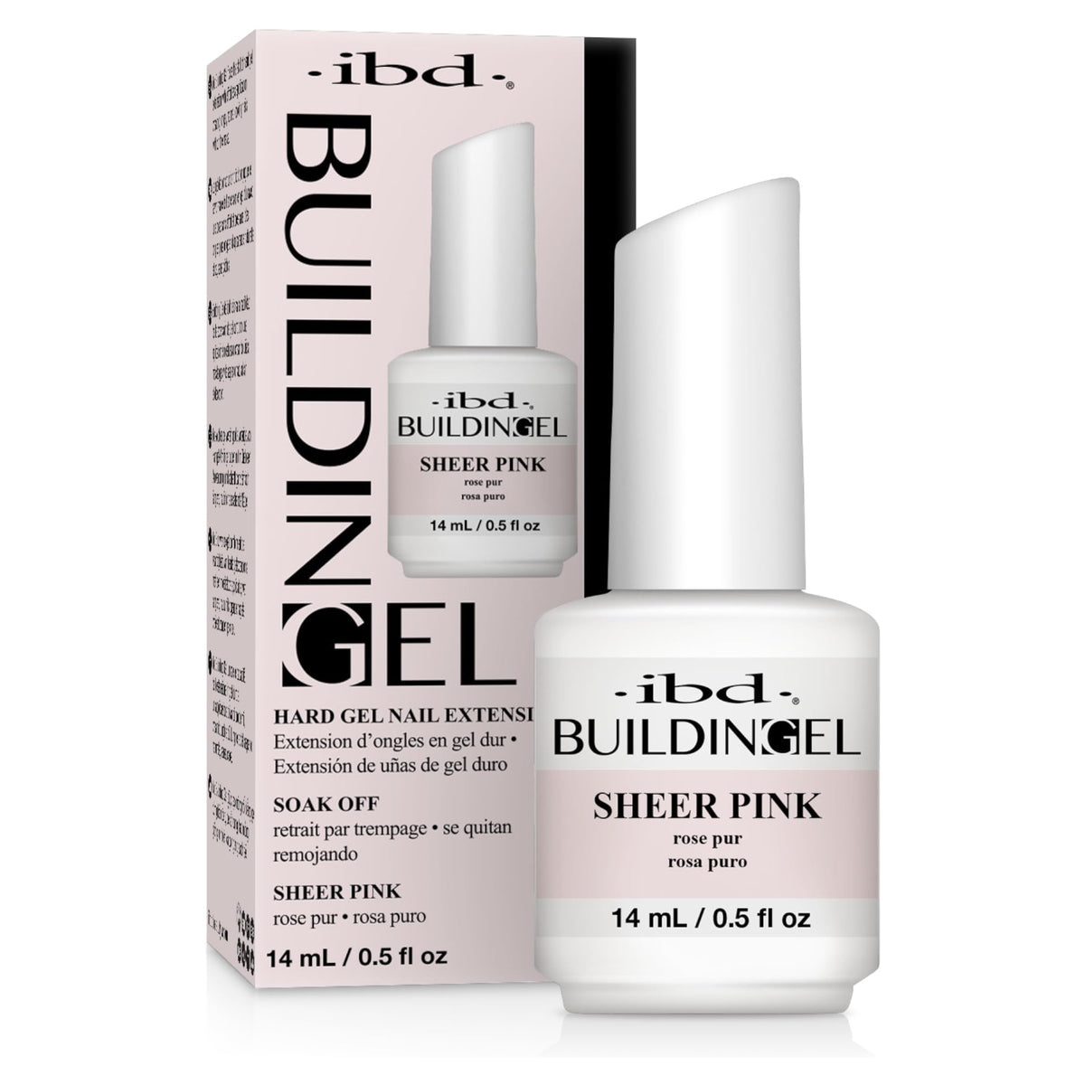 IBD bottle front view showing label and compact brush for precise application and easy handling