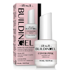 IBD bottle front packaging showing Cover Pink shade and label benefit of easy application