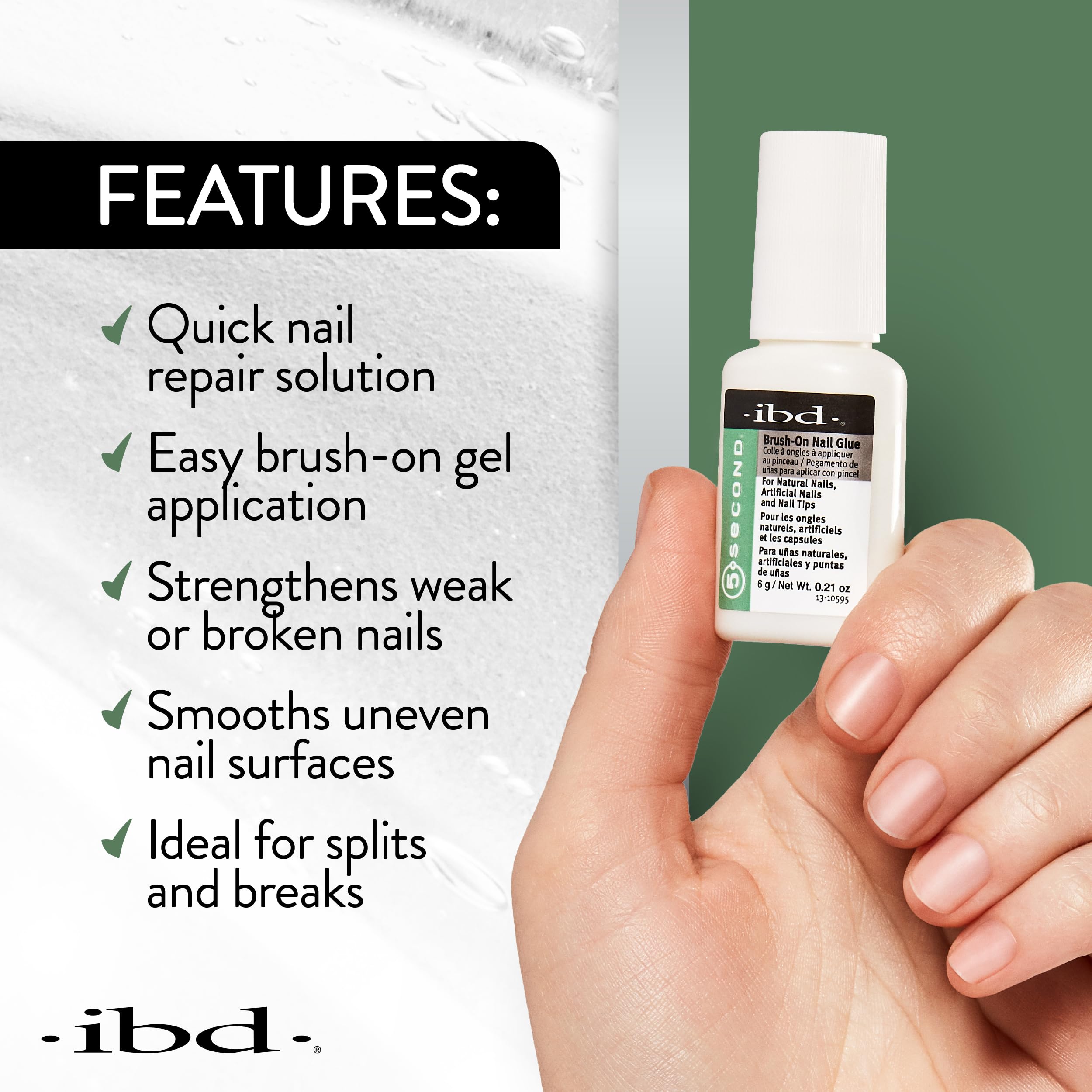 IBD repairing a cracked nail in use for fast secure fixes