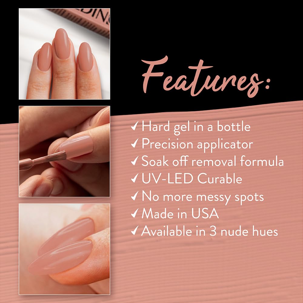 IBD gel on tip extension demo showing structure build and natural-looking length benefit