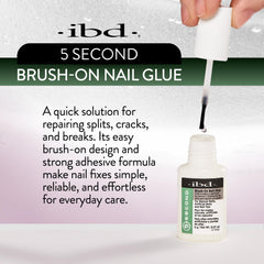 IBD glue close-up gel texture highlighting smooth quick-dry bond