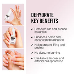IBD being applied in salon to natural nails for stronger gel adhesion