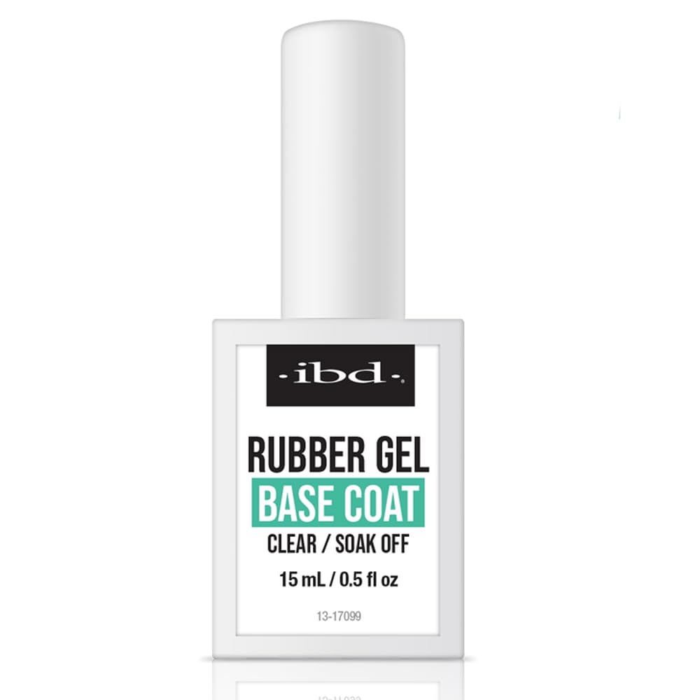 IBD rubber base gel brush showing flexible texture for smooth application benefit
