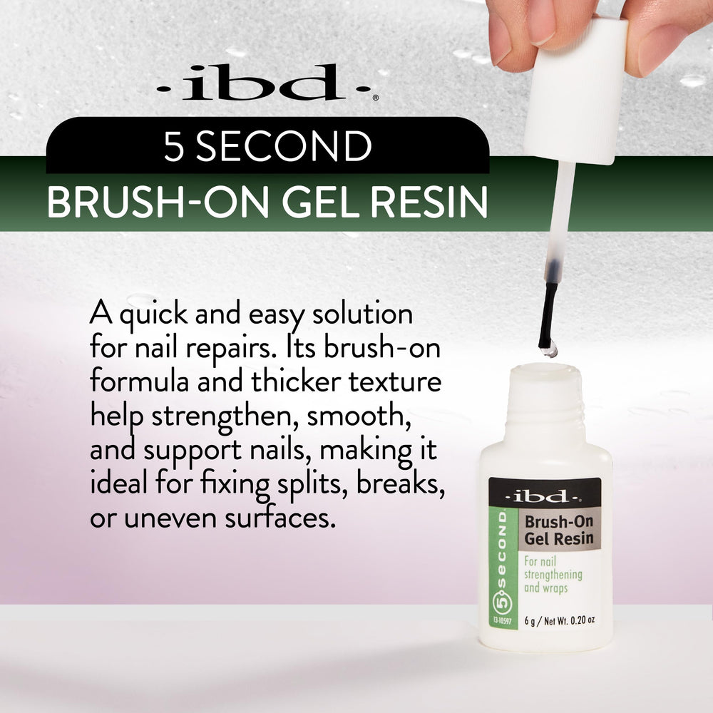 IBD gel texture detail showing smooth, glossy finish for strong bonds