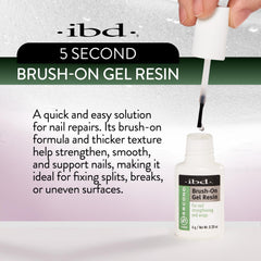 IBD gel texture detail showing smooth, glossy finish for strong bonds