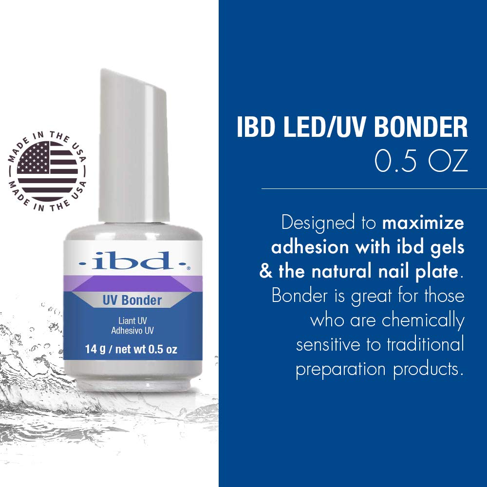 IBD texture closeup displaying the bonder's clear, low-odor consistency