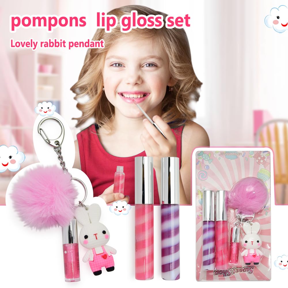 iBi Makeup donut gloss close-up highlighting shimmer and fun