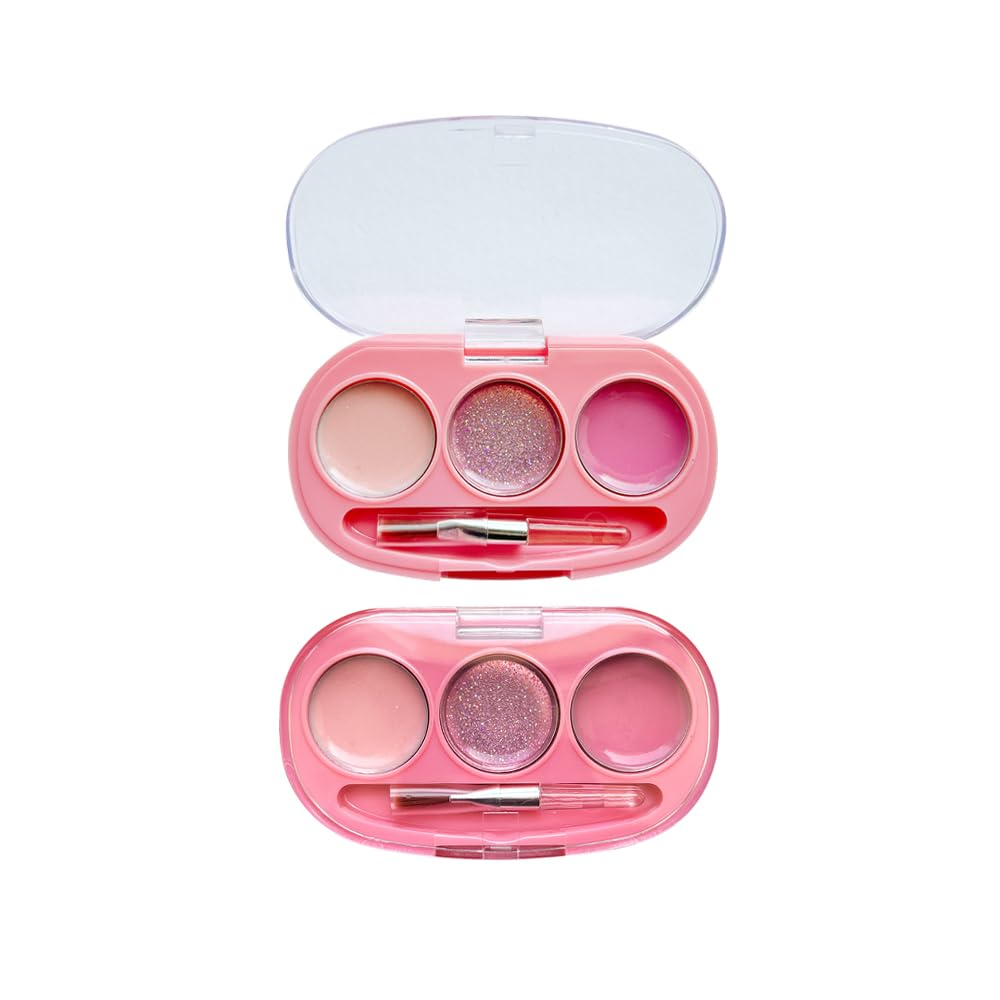 iBi Makeup size comparison in hand showing compact kid-friendly scale