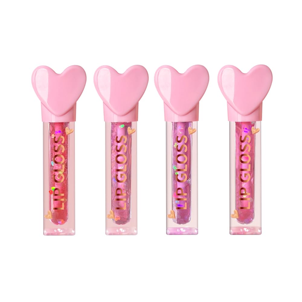 iBi Makeup close-up of gloss texture and shimmer, shows smooth moisturizing finish