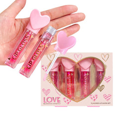 iBi Makeup heart charm topper detail on cap, highlights collectible cute design