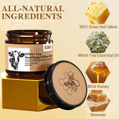 ICIKOL whipped tallow close-up texture illustrating creamy fast absorption benefit