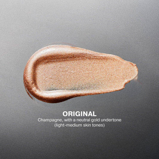 ICONIC LONDON dropper dispensing a single luminous drop for precise application