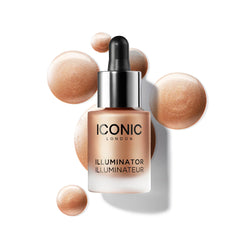 ICONIC LONDON front bottle showing sleek packaging and portable glow