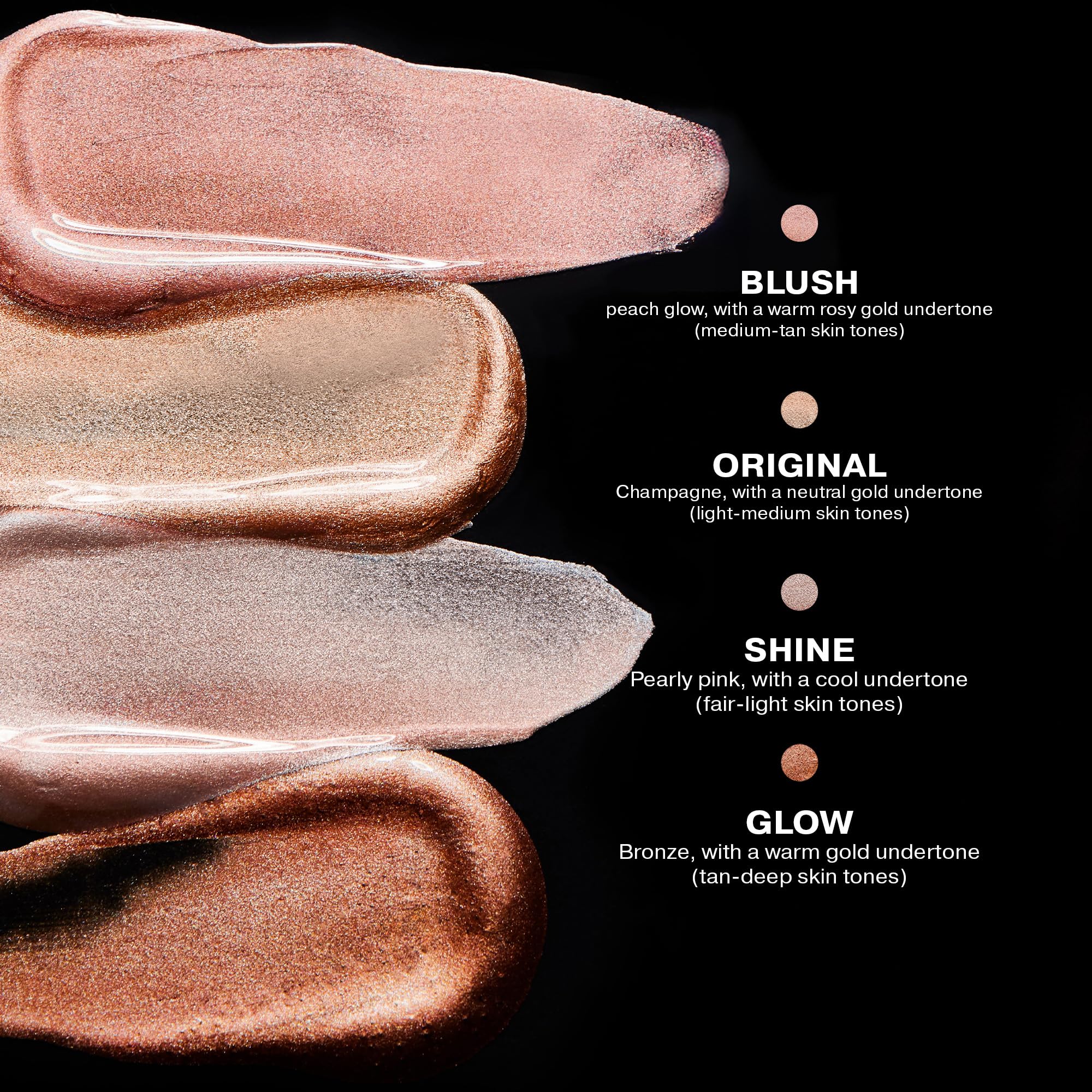 ICONIC LONDON applied to cheek highlighting instant reflective glow