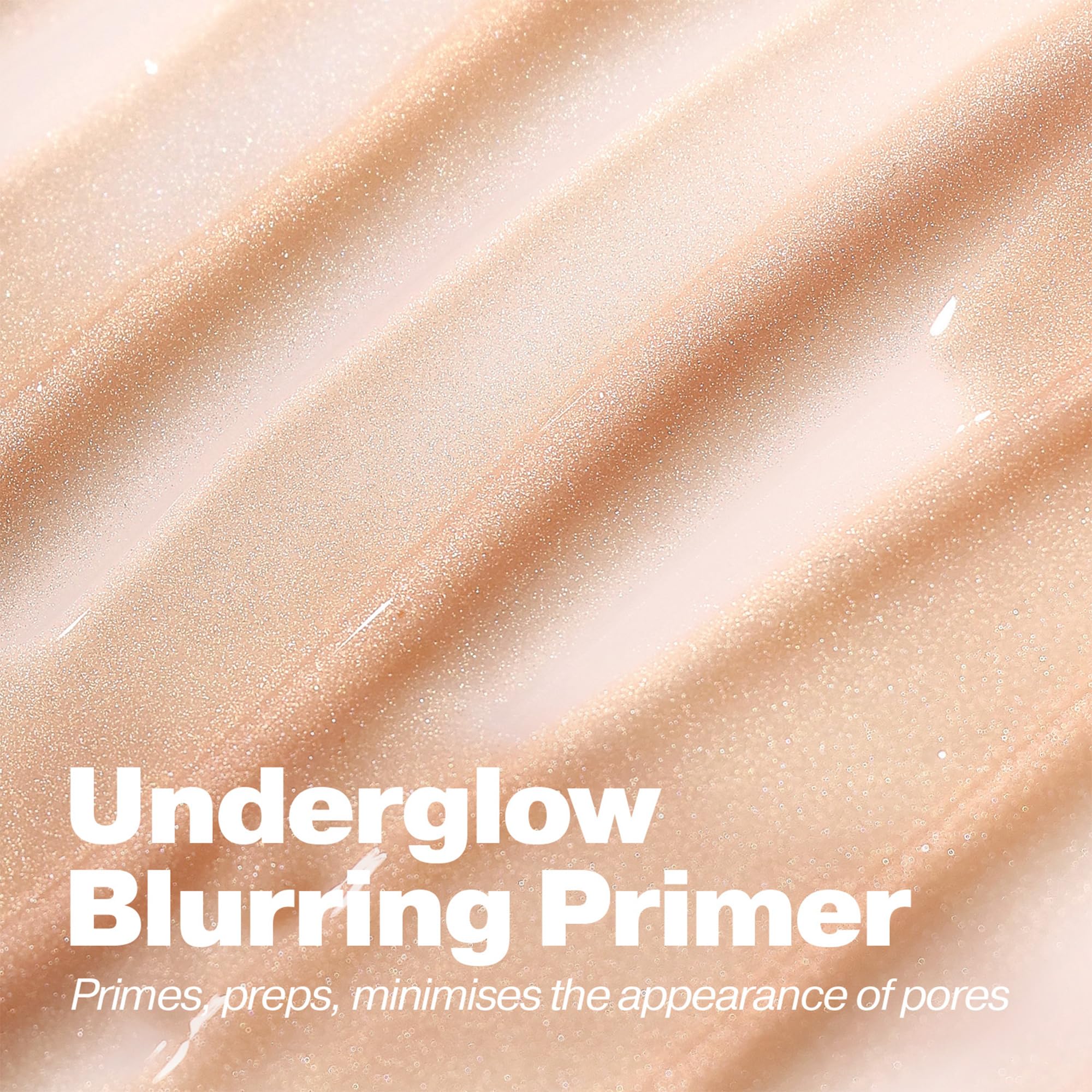 ICONIC LONDON close-up of champagne pearl shimmer in formula, highlighting subtle luminosity