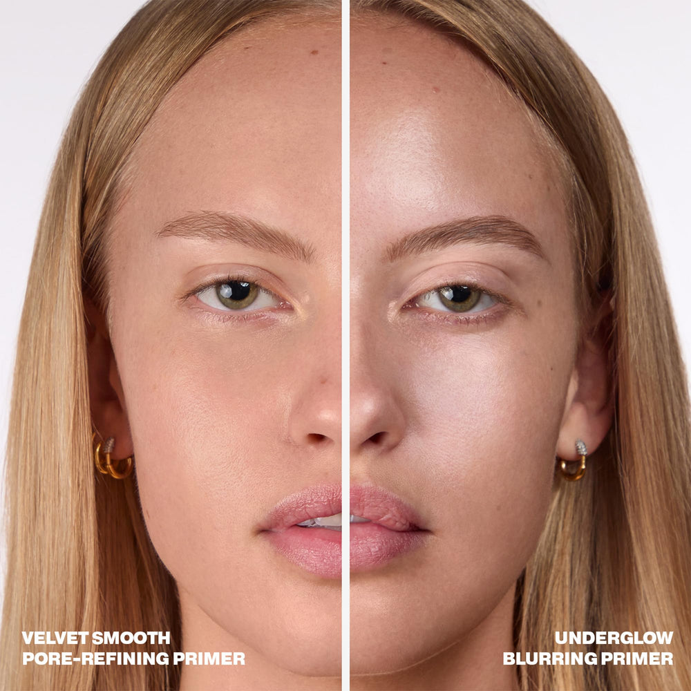 ICONIC LONDON on vanity with tools, lifestyle image conveying ready-for-makeup glow