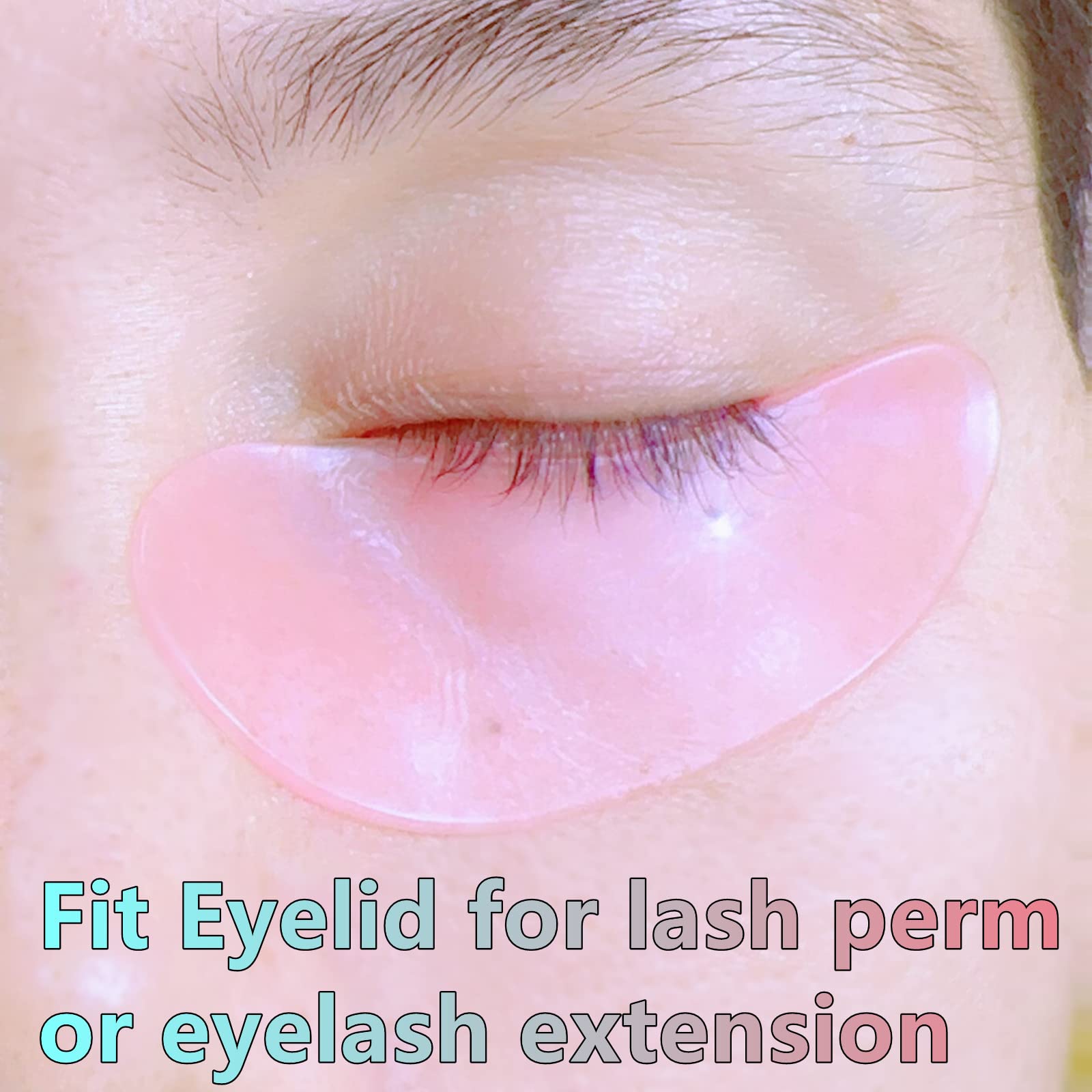 ICONSIAM patch applied under-eye demonstrating comfortable secure fit