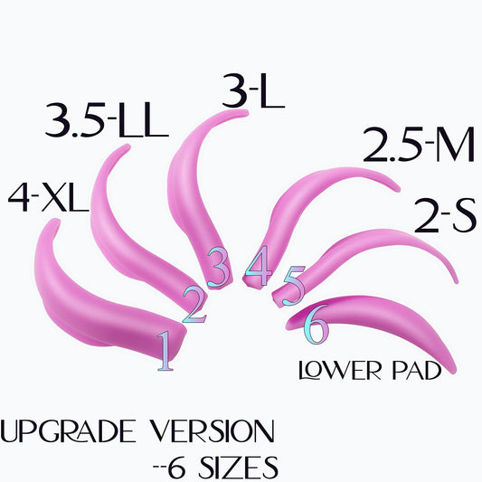 ICONSIAM close-up of silicone pad texture providing secure lash grip