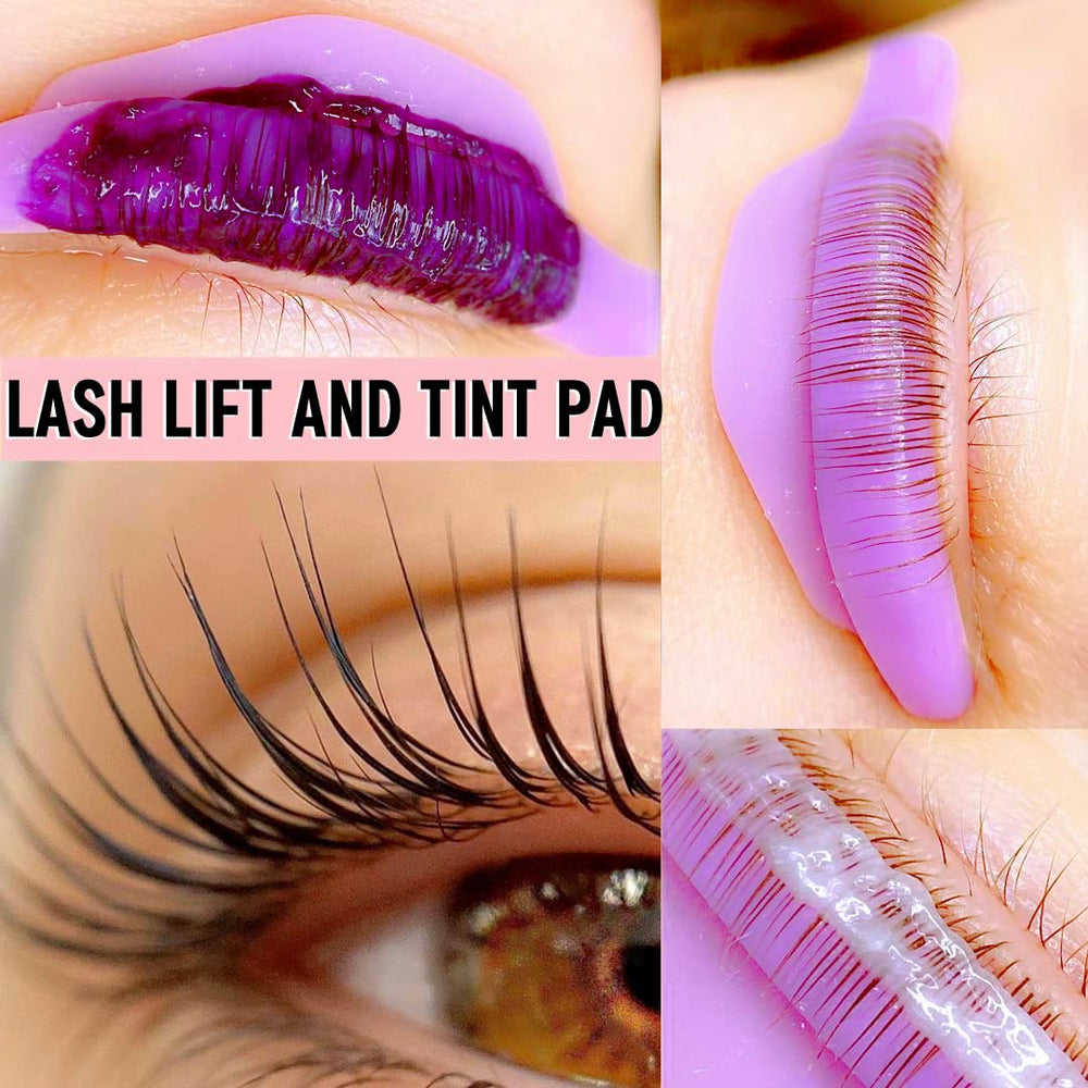 ICONSIAM close detail of lashes aligned on pad ensuring even curl