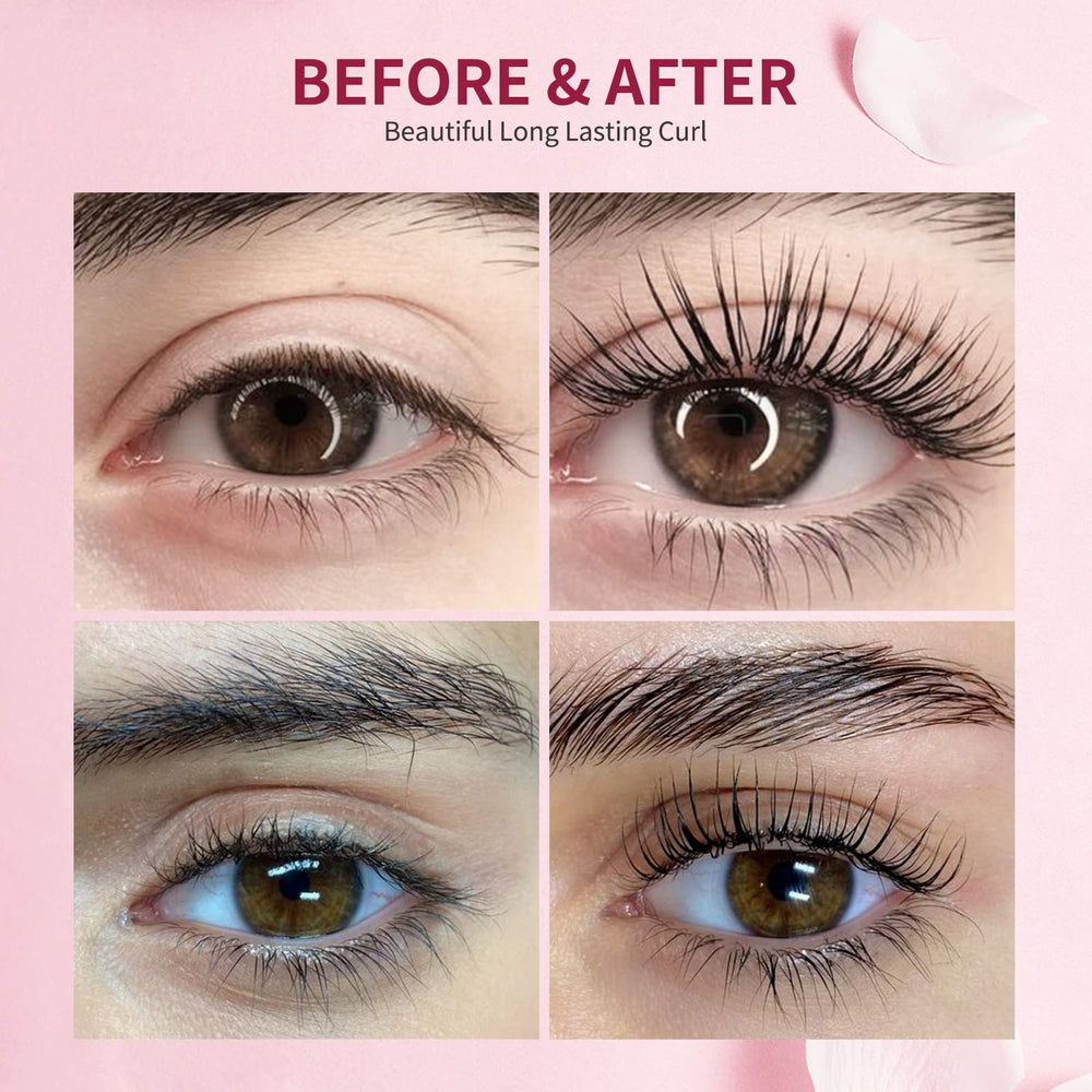 ICONSIGN kit on vanity with tools conveying at-home salon convenience and lifted-lash styling
