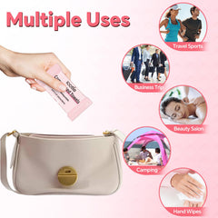 ICOTLE towels inside travel pouch showing readiness for trips and outdoor use
