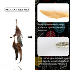 ICYANG clip in hair demonstrating boho style and secure hold