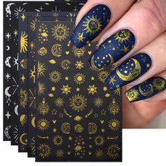 IDDFEVE front packaging showing gold sun and silver moon stickers for convenient storage and selection