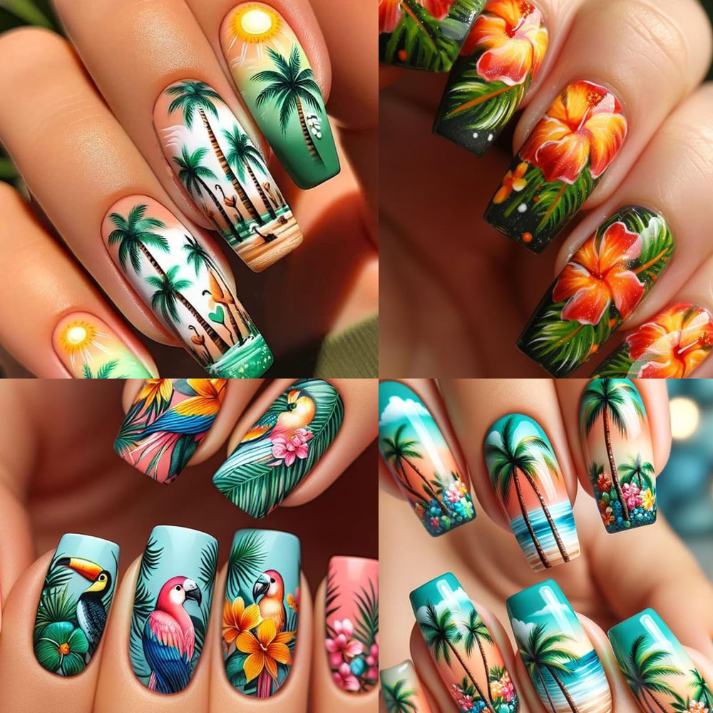 IDDFEVE lifestyle image with beach props conveying vacation-ready nails