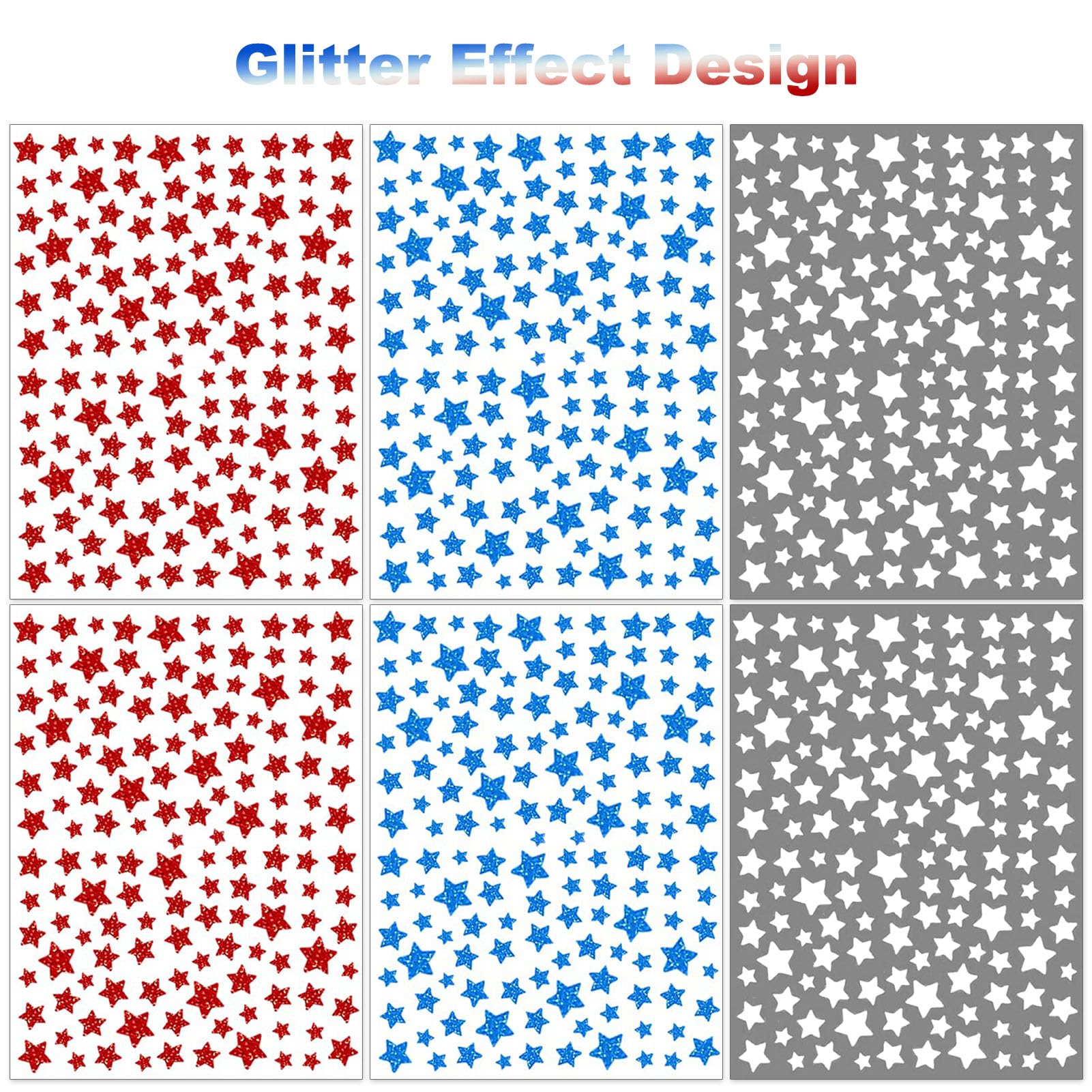 IDDFEVE decals in a party setting on table, instant patriotic decoration