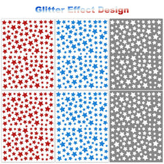 IDDFEVE decals in a party setting on table, instant patriotic decoration