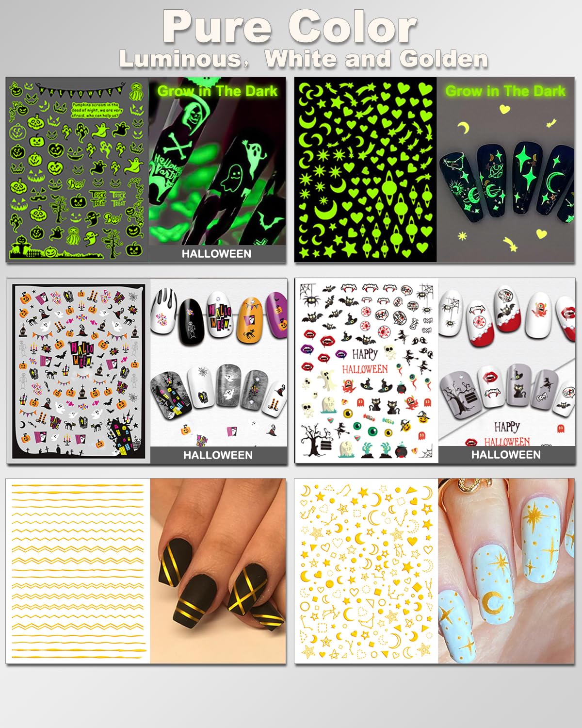 IDDFEVE stickers next to fingers to show scale and sizing options