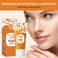 Identicalven applying gel to face demo showing easy massage and visible dead-skin removal