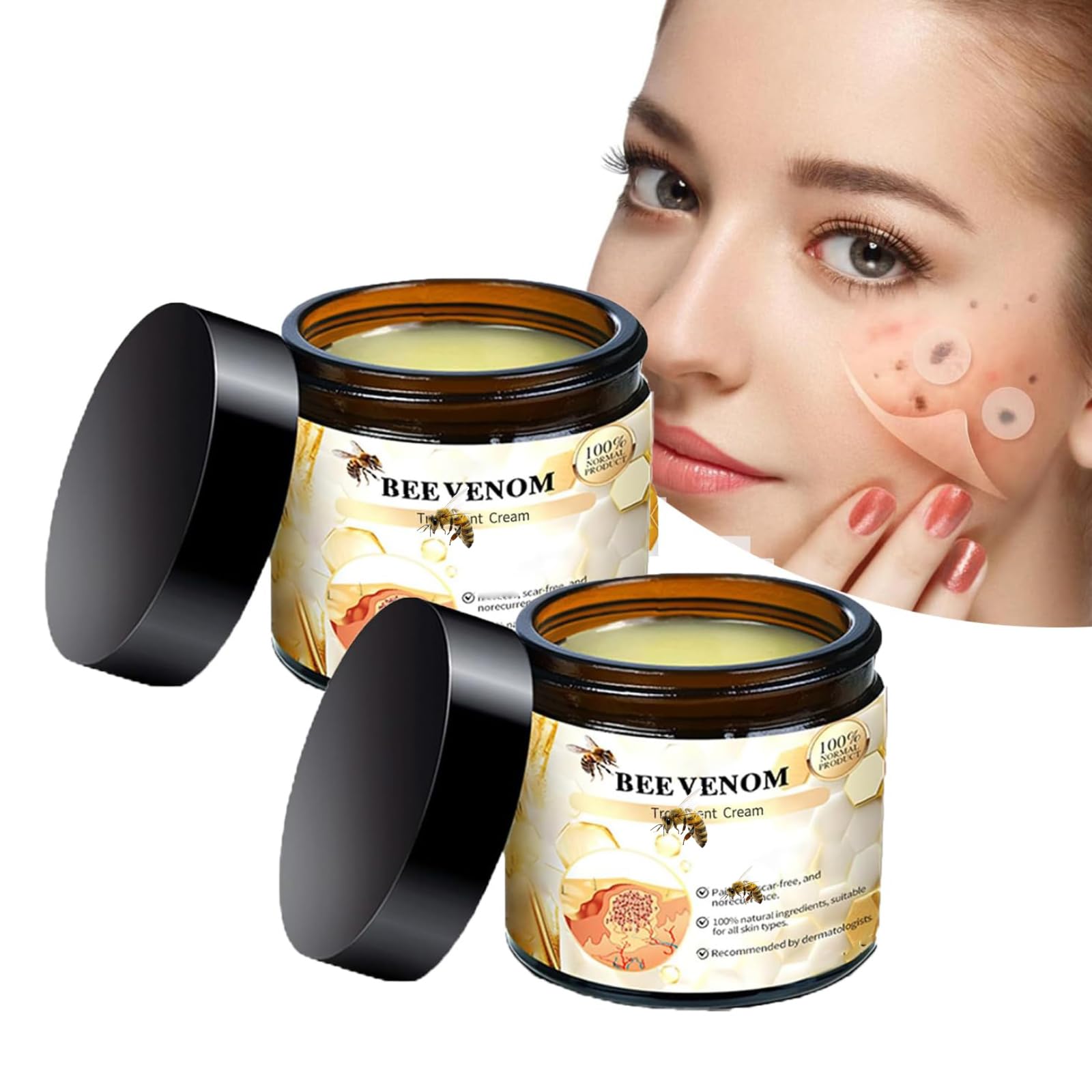 iekufes front packaging showing dual 60g jars and product benefits