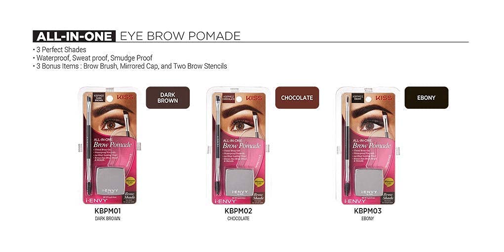 iENVY before-and-after model demonstrating defined, natural-looking brows