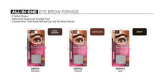iENVY before-and-after model demonstrating defined, natural-looking brows