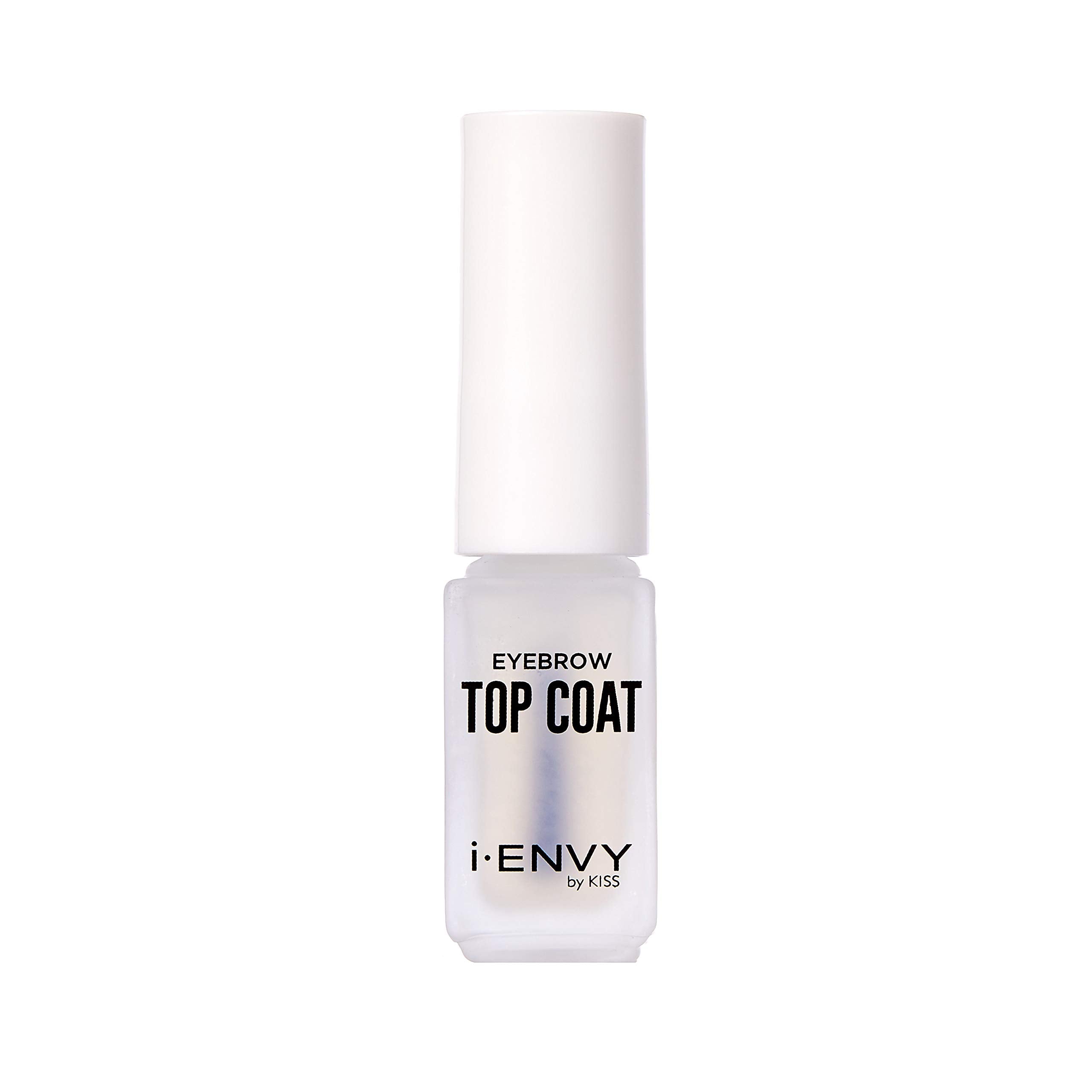 iENVY eyebrow sealer clear liquid texture on fingertip, fast-drying benefit
