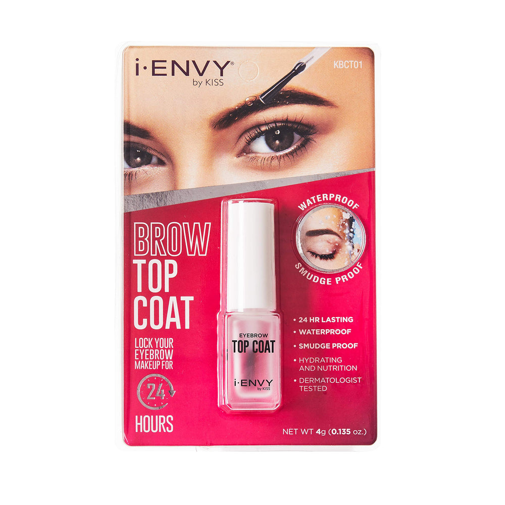 iENVY eyebrow sealer front packaging showing clear bottle and label, travel-friendly