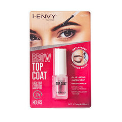 iENVY eyebrow sealer front packaging showing clear bottle and label, travel-friendly