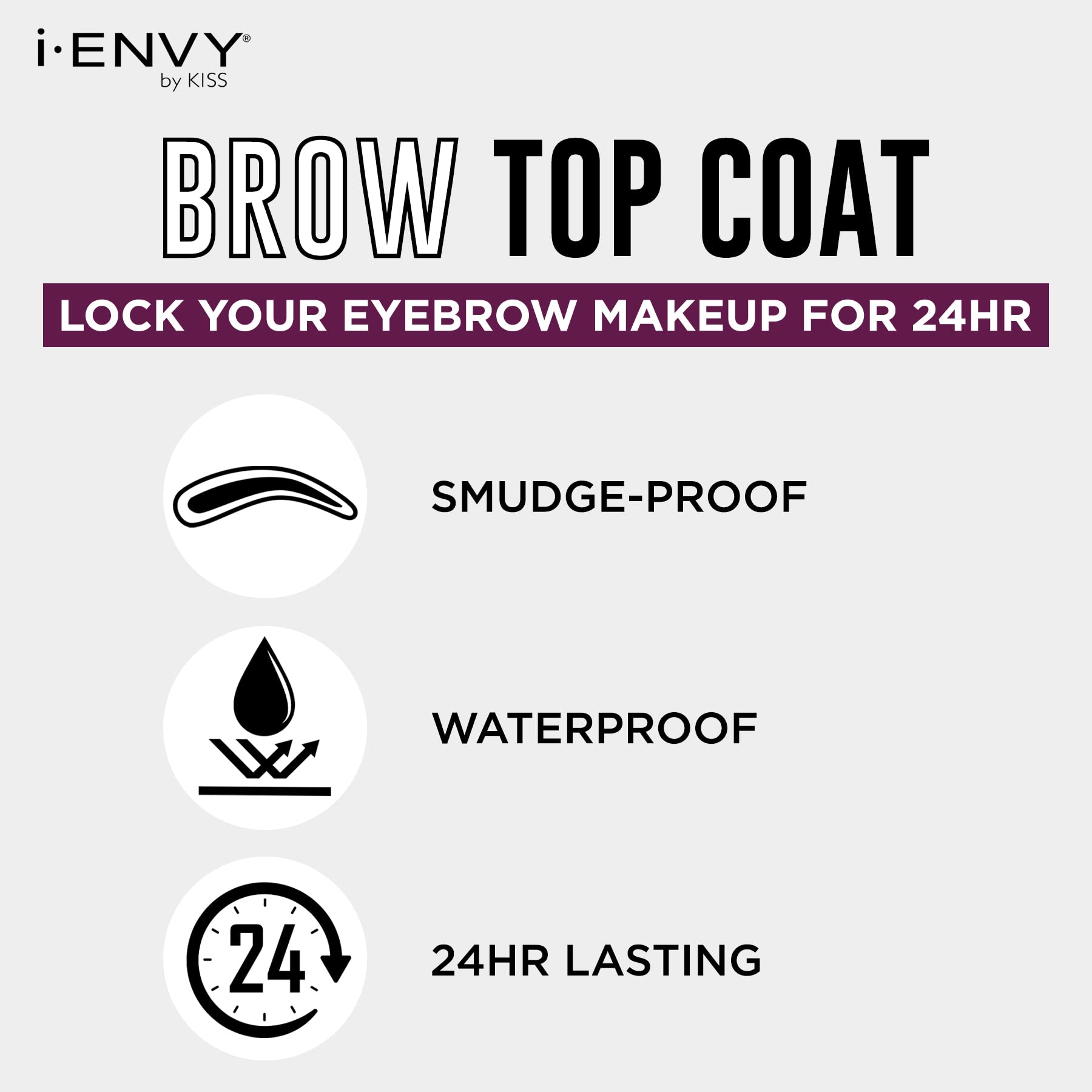 iENVY eyebrow sealer next to coin for size comparison, compact and portable
