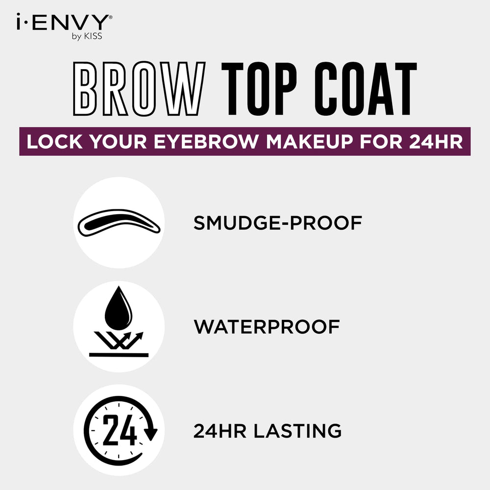 iENVY eyebrow sealer next to coin for size comparison, compact and portable