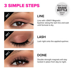 iENVY KISS black liquid texture detail demonstrating smooth coverage