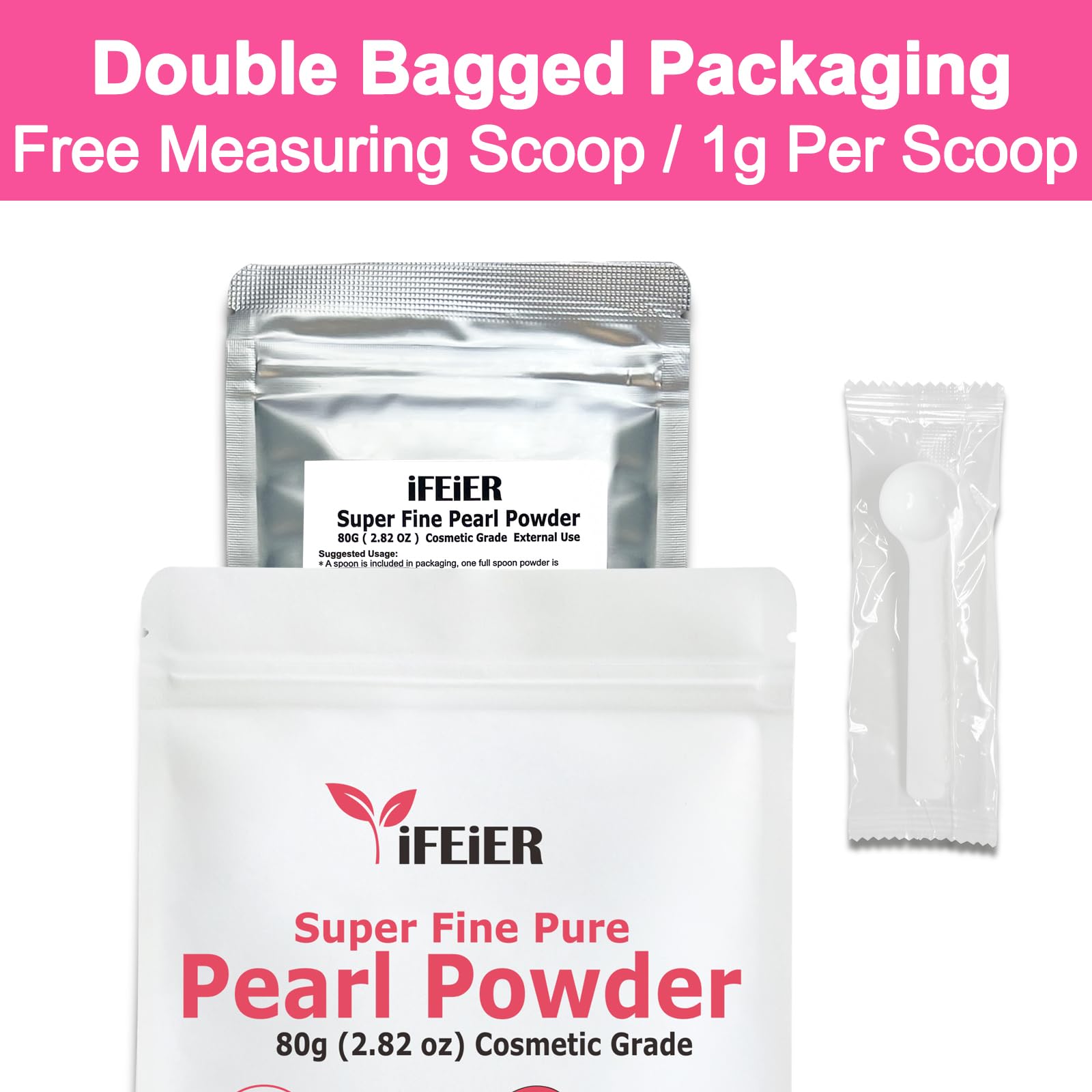 iFEiER double-bag protection close-up demonstrating secure packaging and freshness
