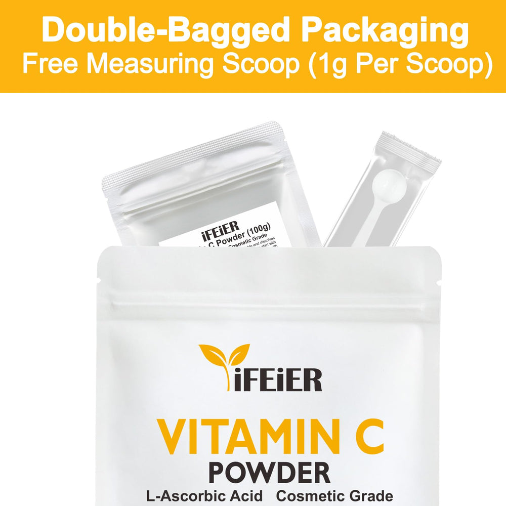 iFEiER serum poured into amber bottle demonstrates stable storage and freshness