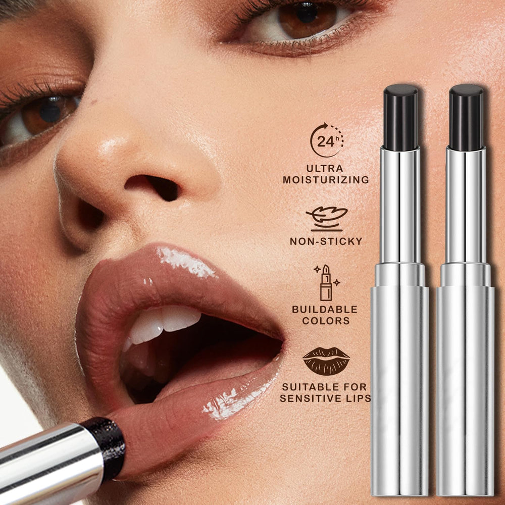 IFVGFB Noir Honey Lipstick rose-pink shade on applicator offering natural flattering color