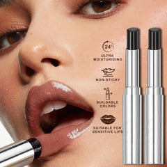 IFVGFB Noir Honey Lipstick rose-pink shade on applicator offering natural flattering color