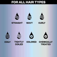IGK before and after hair showing fuller-looking volume benefit