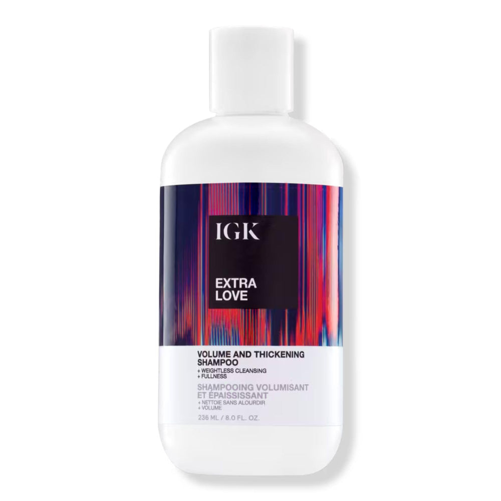 IGK bottle front packaging showing clean volume benefit